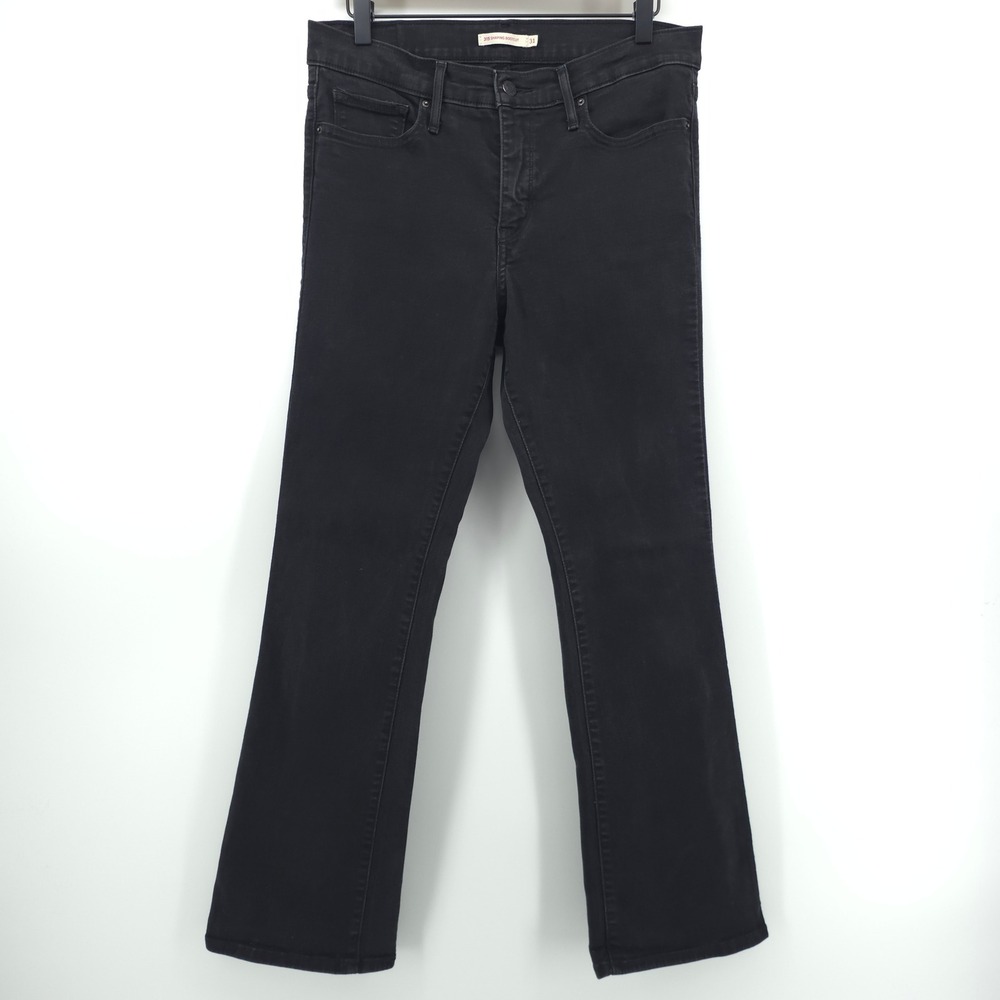 Levi's Womens Jeans 315 Shaping‎ Bootcut 31 Black Denim 19632-0000